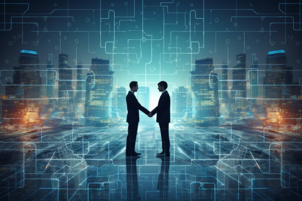 unlocking secret business cooperation successful company concept ar 32