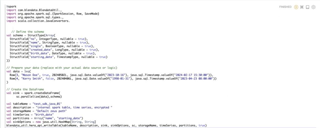notebook SDK